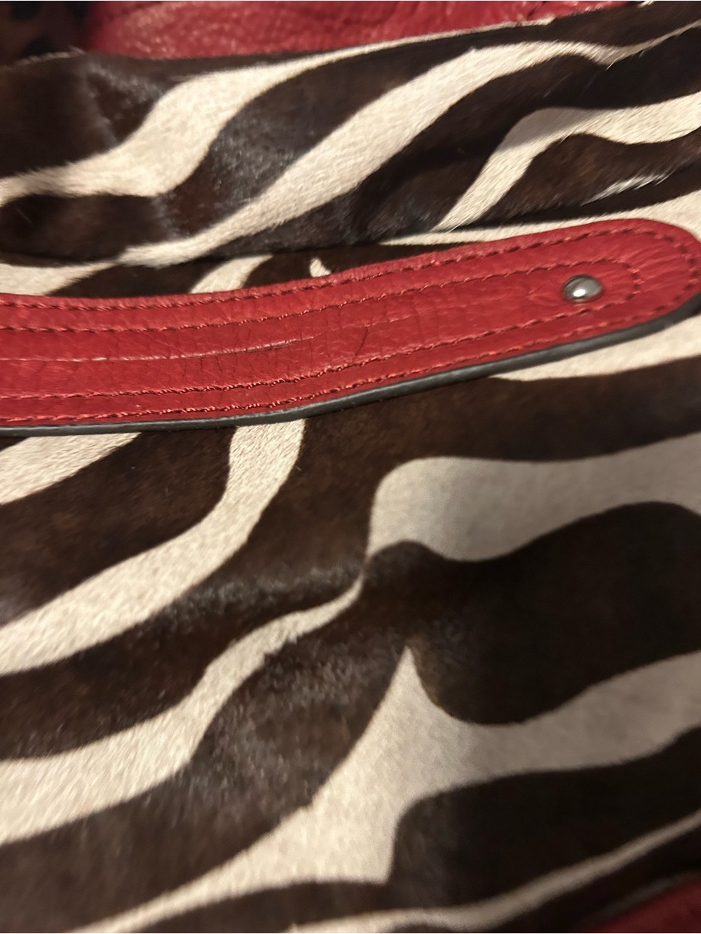 B. Markowsky, Zebra Print, Shoulder Bag - Picture 8 of 16